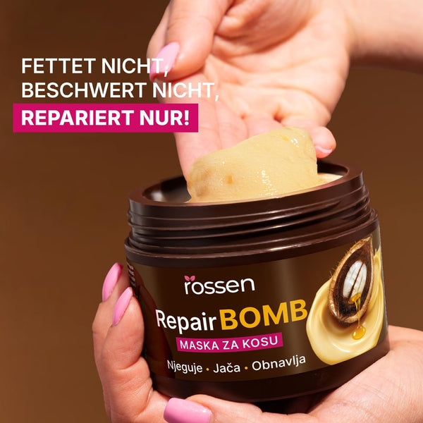 Tiefenpflege - Maske – Intensive Reparatur für stark geschädigtes Haar | Rossen Kosmetik