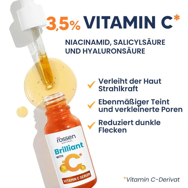 Vitamin C Serum – Hochdosiertes Gesichtsserum für strahlende, ebenmäßige Haut | Rossen Kosmetik