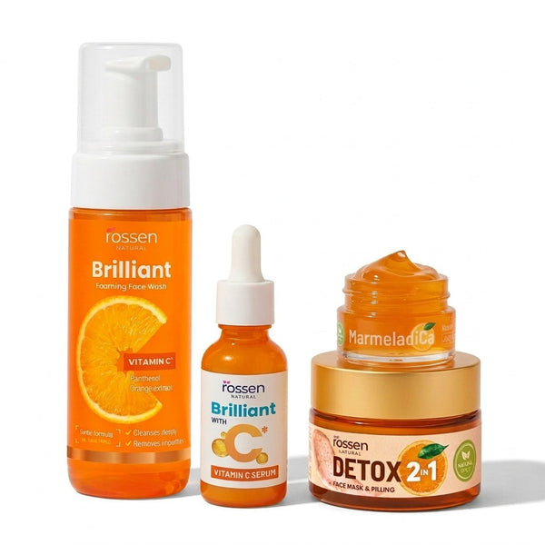 Vitamin C Set – Strahlende Haut, ebenmäßiger Teint & intensive Feuchtigkeitspflege | Rossen Kosmetik