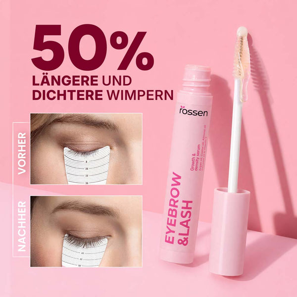 Wimpern- und Augenbrauenserum für Wachstum und Volumen | Rossen Kosmetik