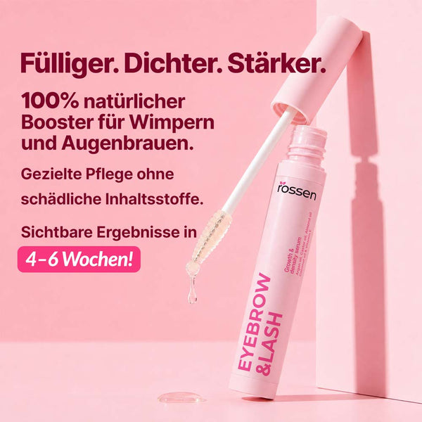 Wimpern- und Augenbrauenserum für Wachstum und Volumen | Rossen Kosmetik